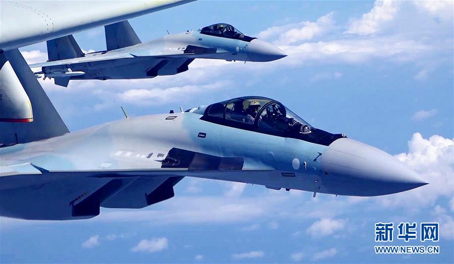 （圖文互動）（2）空軍發布宣傳片展現殲-20、蘇-35、轟-6K海上新航跡