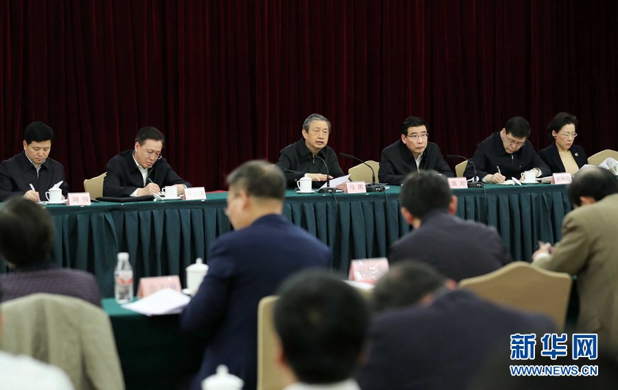 2月28日，國家新材料產業發展專家咨詢委員會成立大會在北京召開。中共中央政治局委員、國務院副總理、國家新材料產業發展領導小組組長馬凱出席會議并講話。新華社記者劉衛兵攝 