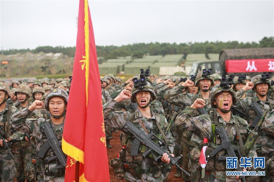 （在習近平強軍思想指引下·我們在戰位報告·圖文互動）（1）千里移防，鐵心跟黨走——南部戰區陸軍第75集團軍某紅軍旅政治建軍、練兵備戰記事