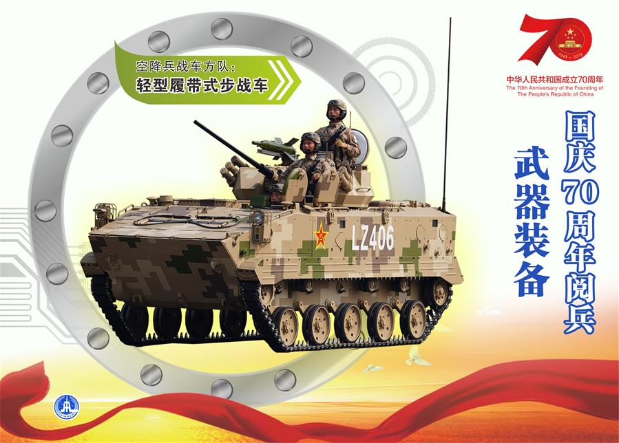 （圖表）[國慶70周年]國慶70周年閱兵&mdash;&mdash;武器裝備（輕型履帶式步戰車）