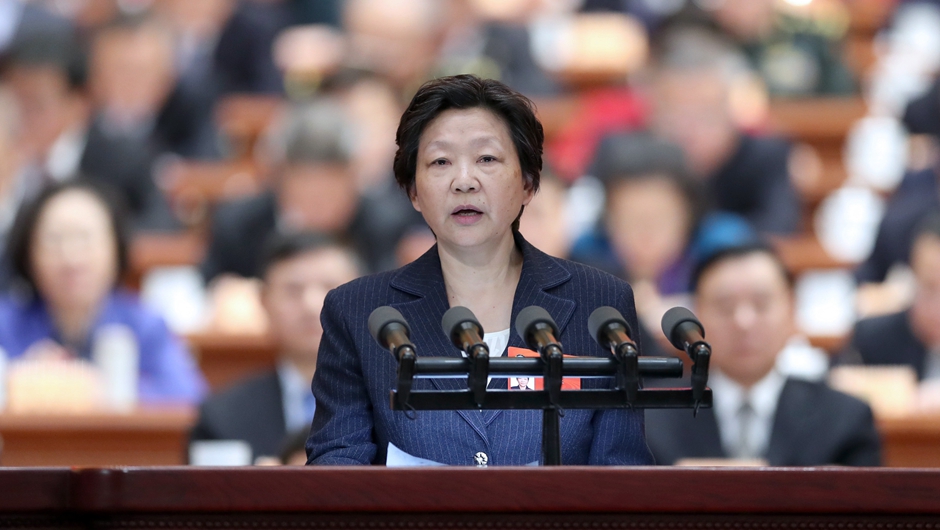 全國政協(xié)人口資源環(huán)境委員會(huì)副主任，九三學(xué)社中央副主席 印紅