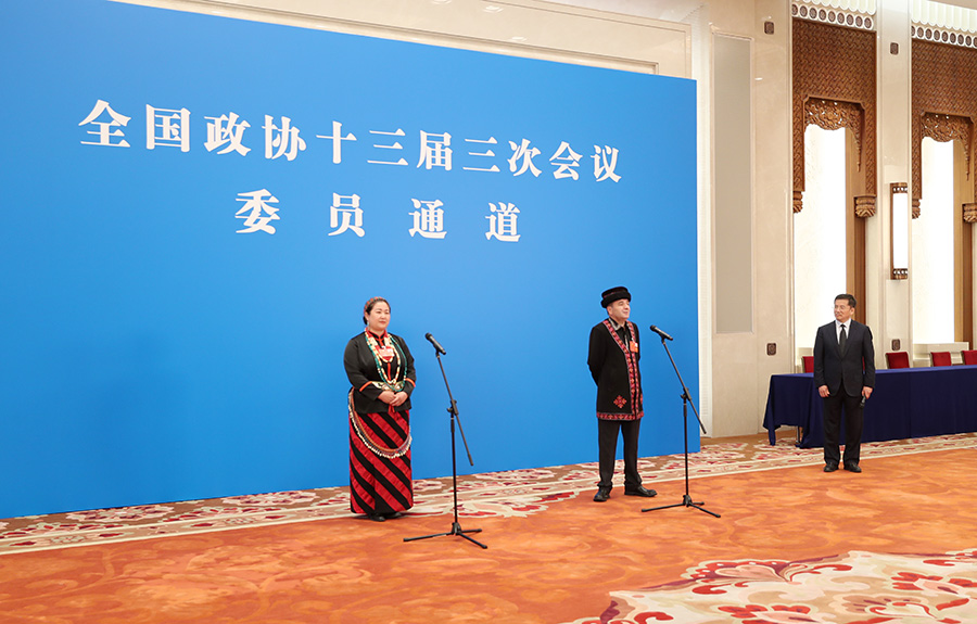 &ldquo;委員通道&rdquo;采訪活動(dòng)現(xiàn)場