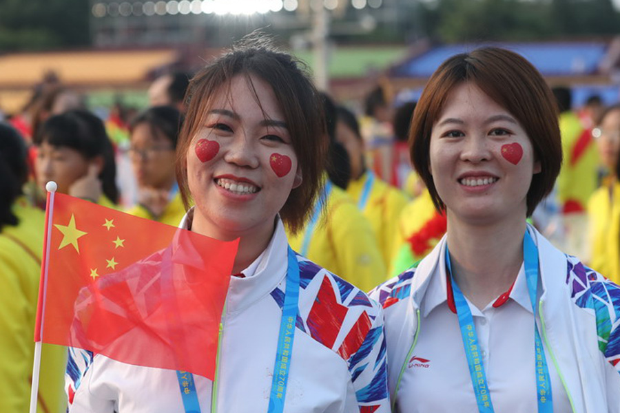 今晚，我們歡聚在天安門廣場